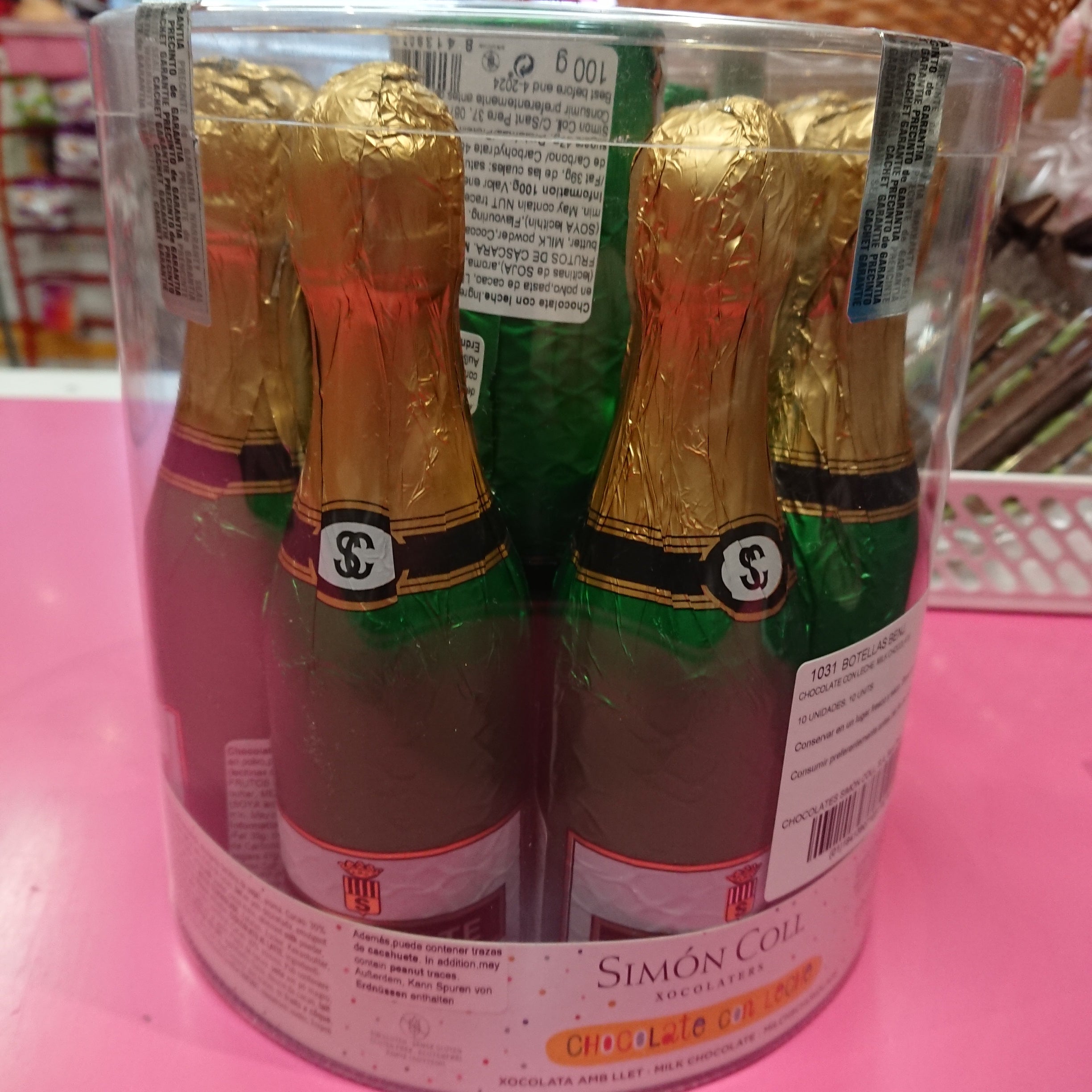 Chocolate Champagne Bottle Medium The Pakenham Chocolate Shop