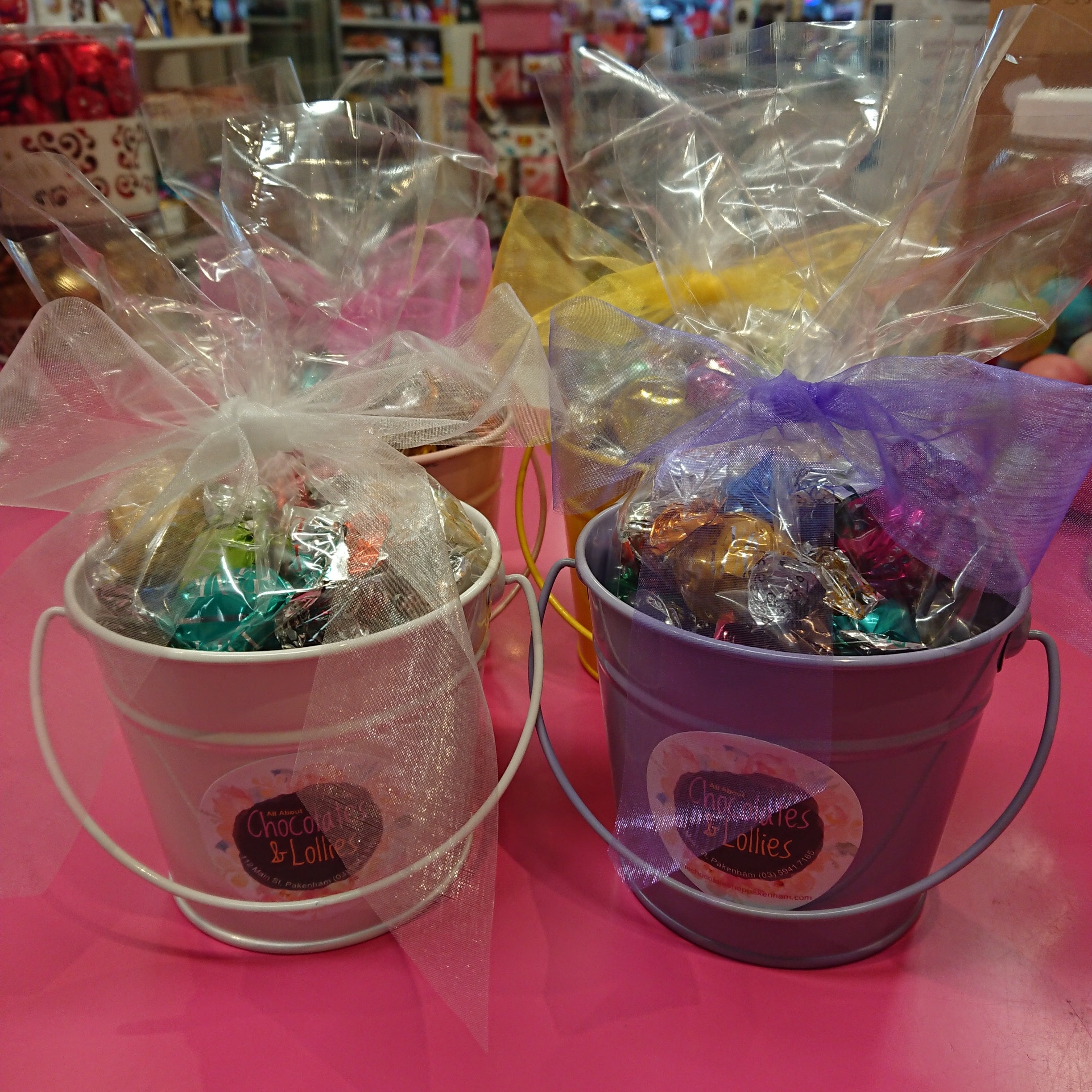 Assorted Gift Buckets – The Pakenham Chocolate Shop