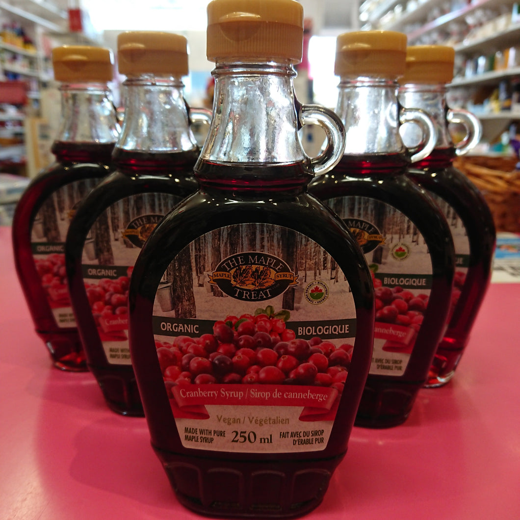 Canadian Organic Cranberry Maple Syrup