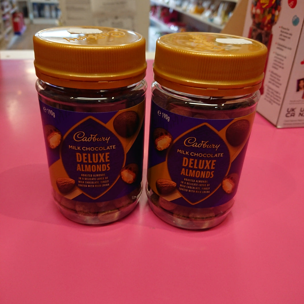 Cadbury Milk Chocolate Deluxe Almonds Jar