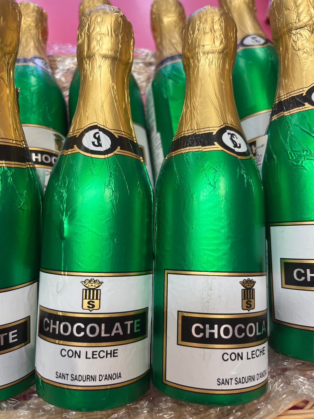 Chocolate Champagne Bottle Medium
