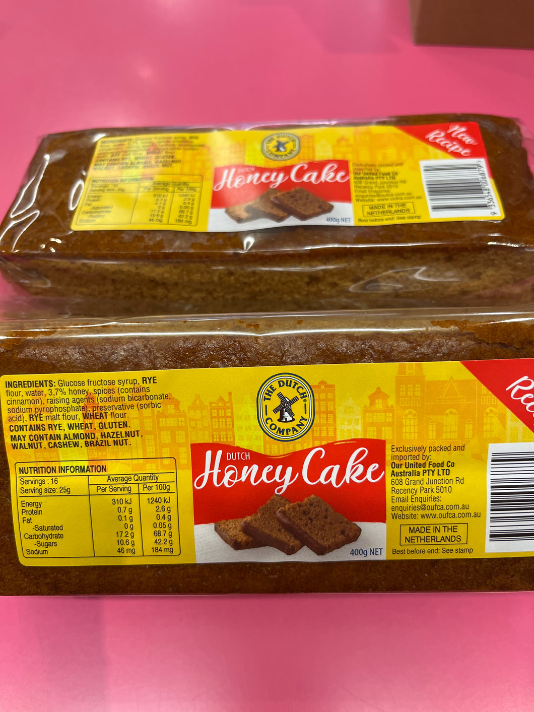 Dutch Company Honey Cake