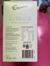 Load image into Gallery viewer, Chocolatier No Added Sugar Milk Chocolate
