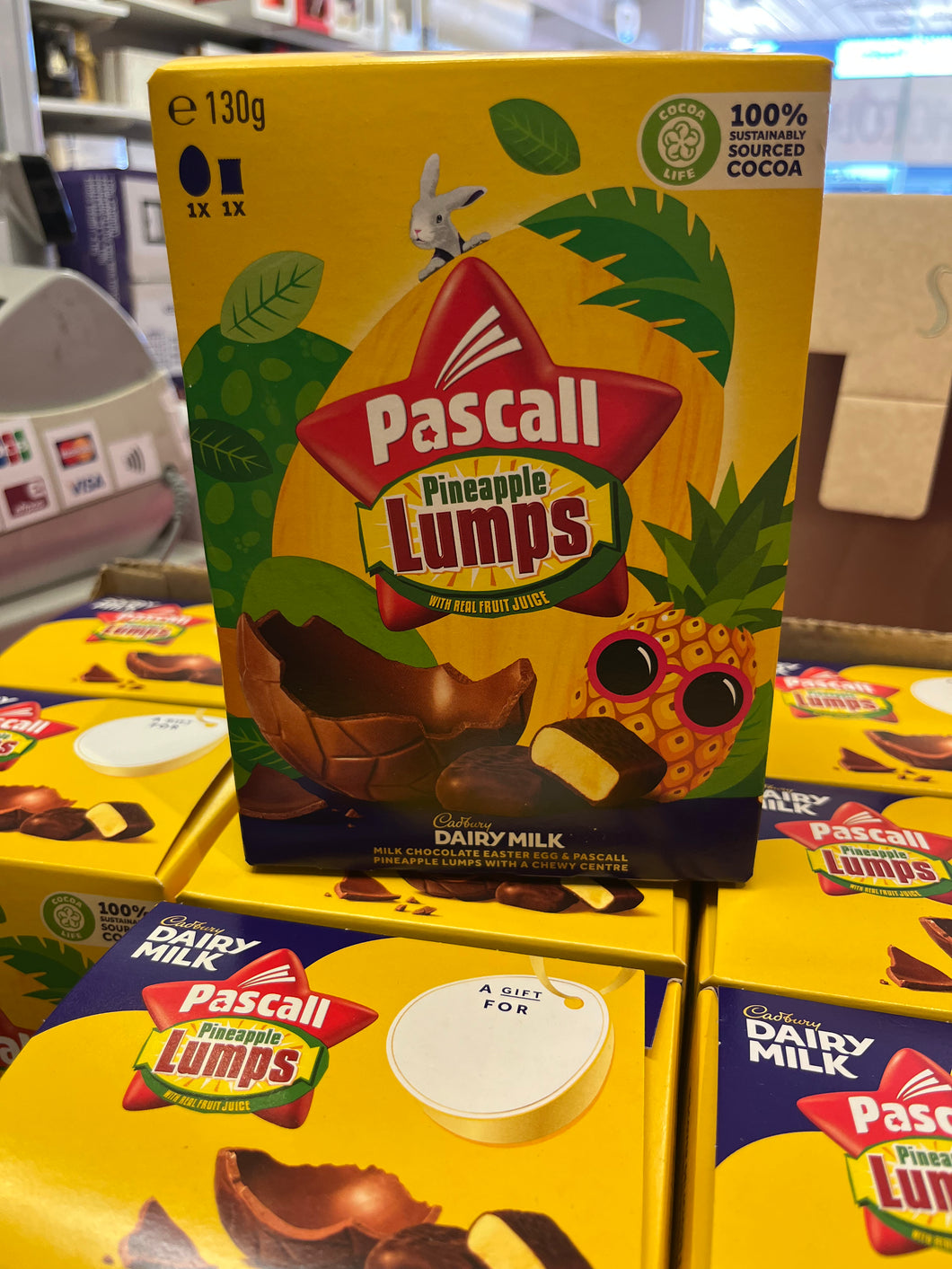 Cadbury 130g Pascall Pineapple Lumps Gift Box