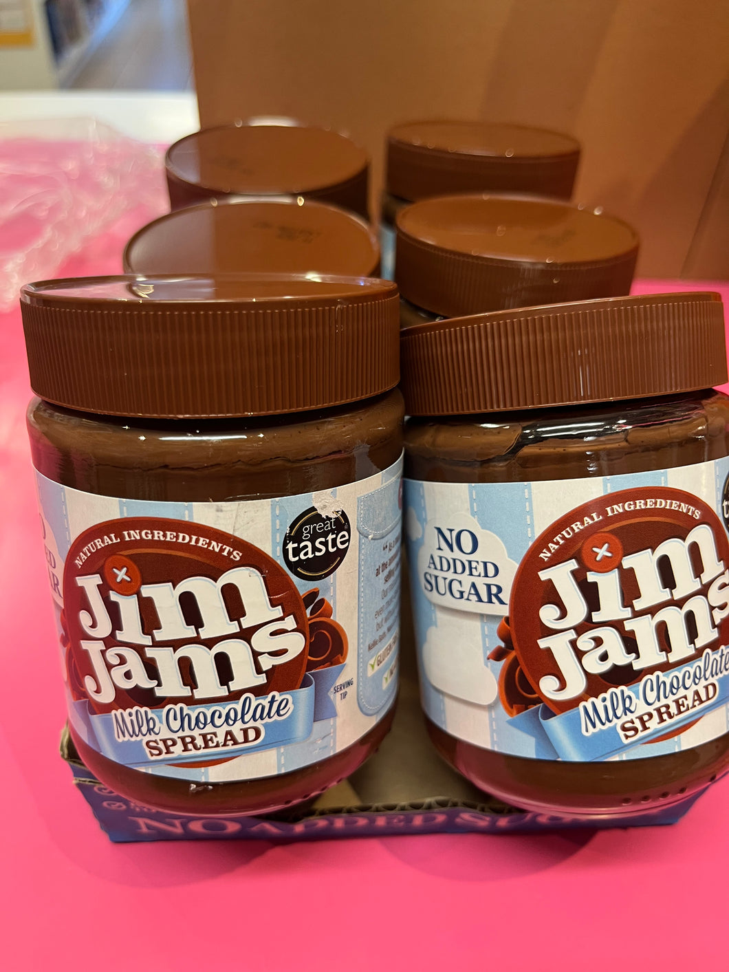 Jim Jams no added sugar chocolate spread