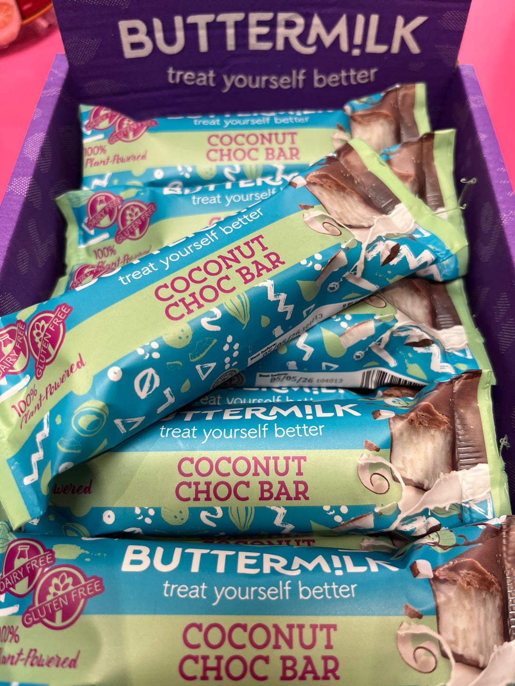 Plant Powered Coconut Choccy Bar