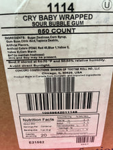 Load image into Gallery viewer, Cry Baby wrapped sour bubble gum (10 pack)
