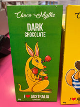 Load image into Gallery viewer, Choco Myths dark chocolate Kangaroo theme
