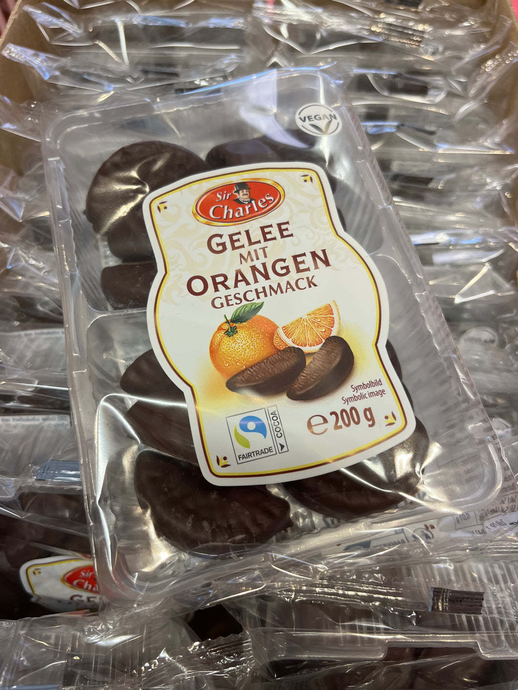 Jelly Orange slice in Chocolate