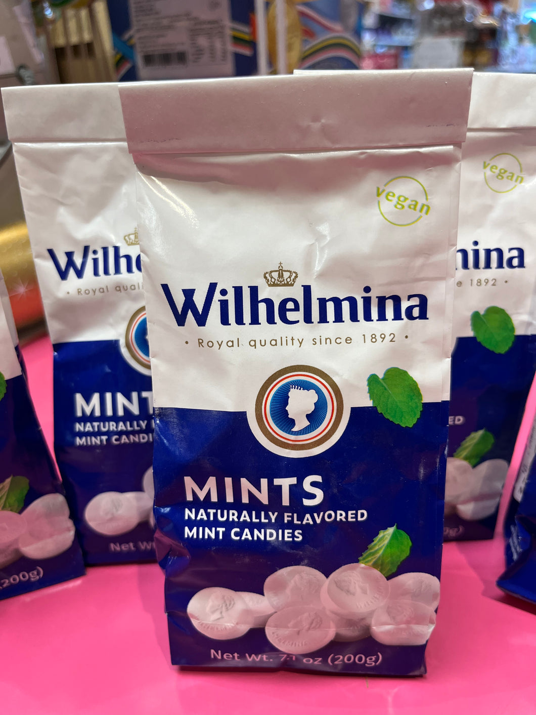 Dutch Wilhelmina Pepermunt 200g pouch