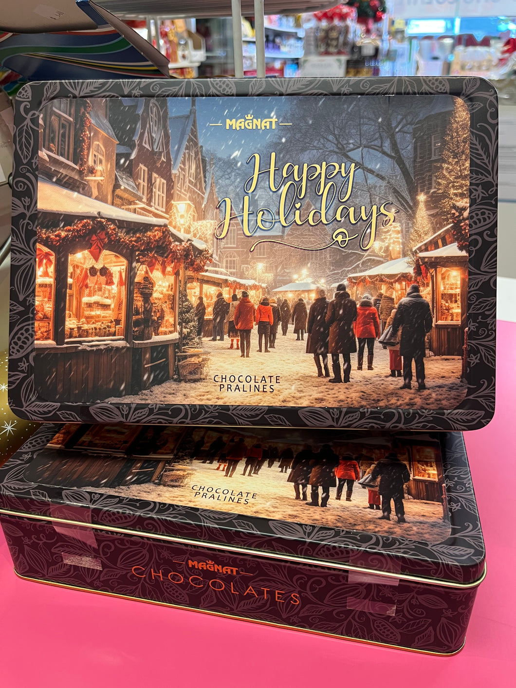Happy Holidays Gift Tin