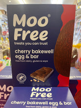Load image into Gallery viewer, Moo Free cherry Bakewell Egg &amp; Bar

