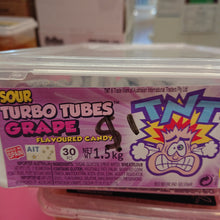 Load image into Gallery viewer, TNT Sour Turbo Tubes Grape
