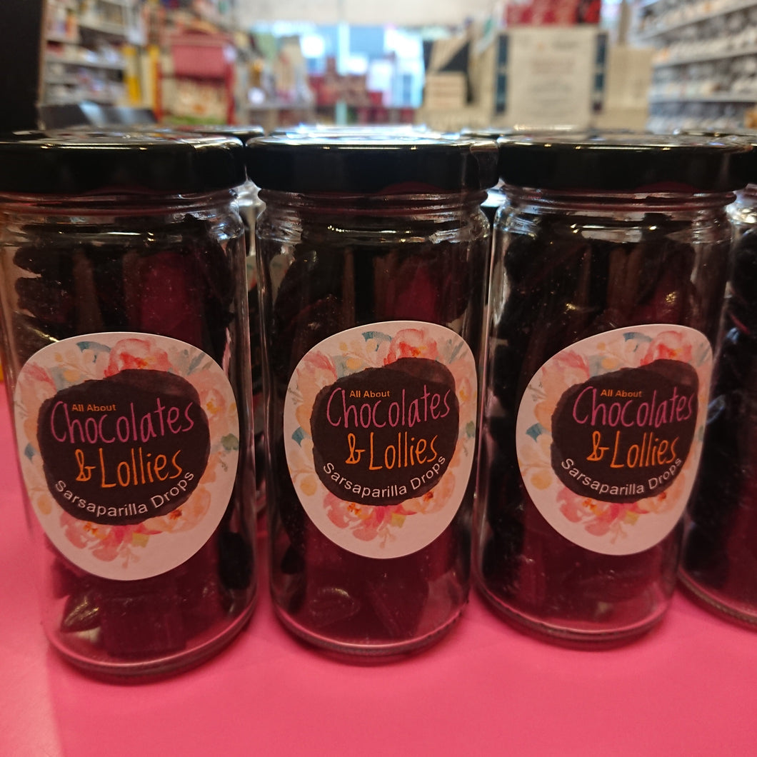 Sarsaparilla Drops Jars