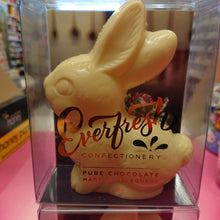 Load image into Gallery viewer, White Choc Sitting Bunny 70g
