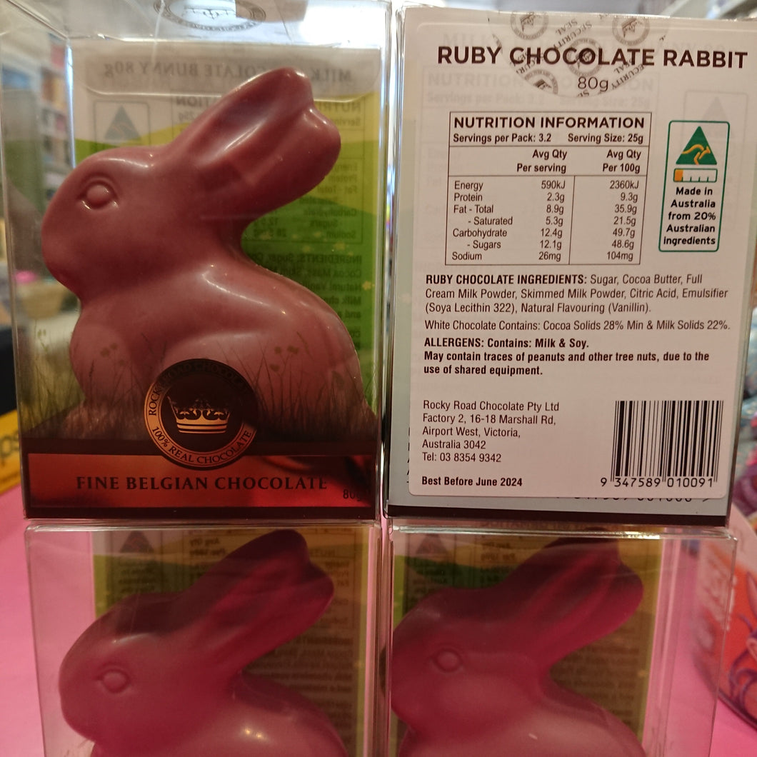 RRC 80g Ruby Chocolate Rabbit