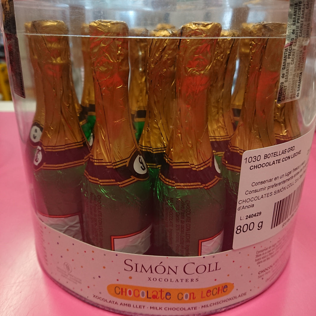 Chocolate Champagne Bottle Small