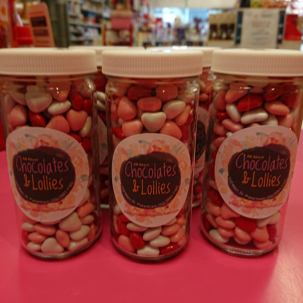 Candy Coated Chocolate Hearts